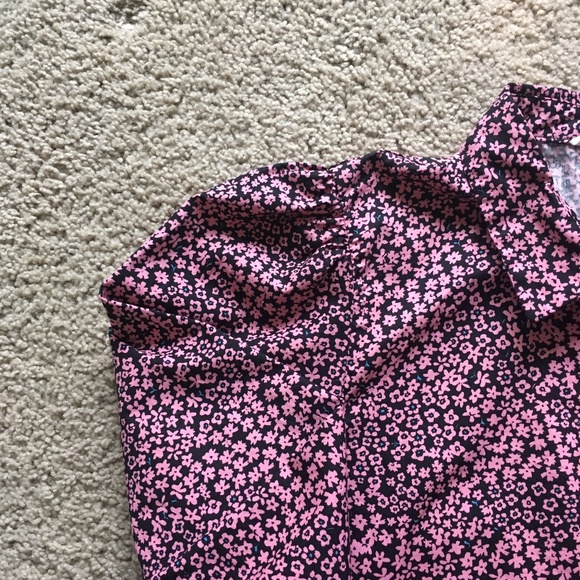 NEW H&M Cotton Puff-sleeved Blouse - Picture 6 of 6